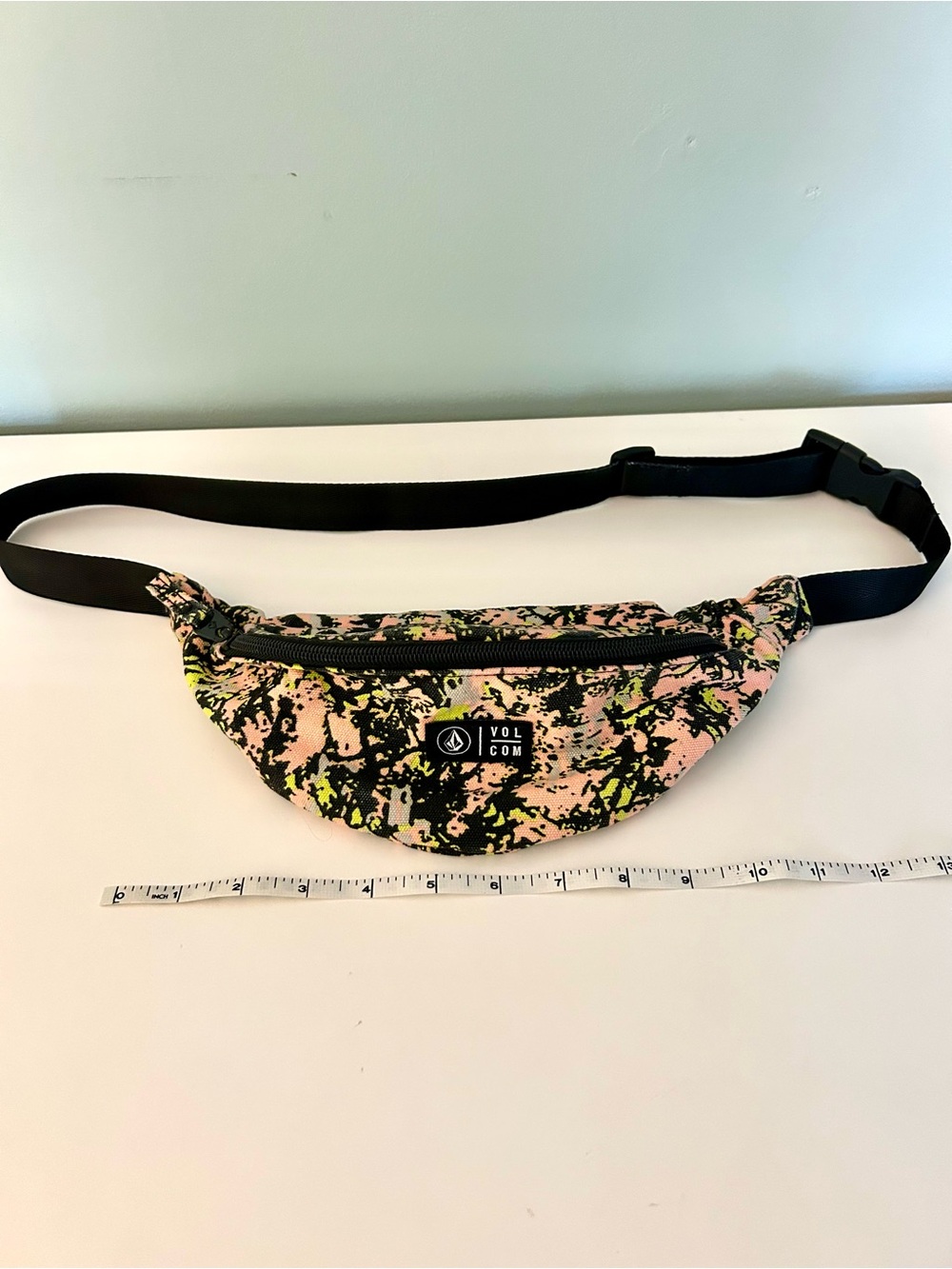 Volcom Neon Splatter Waist Pack - Pink/Black/Yellow